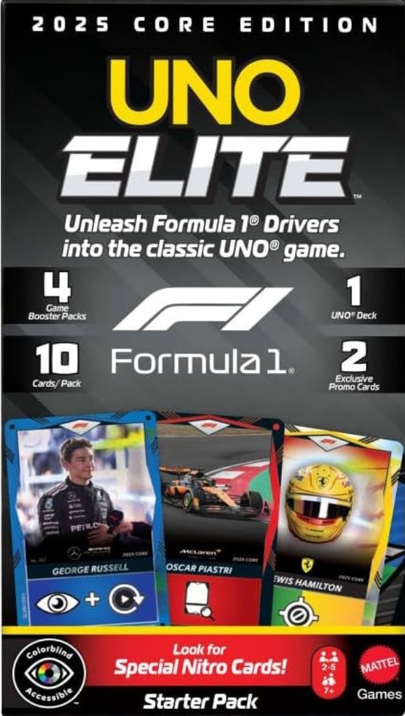 Uno Elite Formula 1 2025 Core Edition Starter Pack