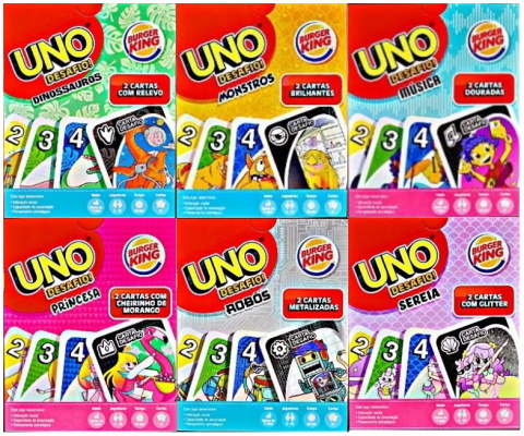 Rare Uno - Burger King Uno Desafio Brazil
