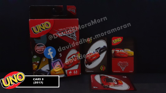 Cars 3 Uno Card Game