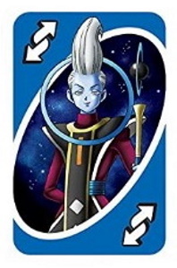 Dragon Ball Super Blue Uno Reverse Card