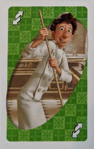 Ratatouille Green Uno Reverse Card