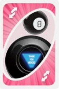 Thank You Heroes Pink Uno Reverse Card